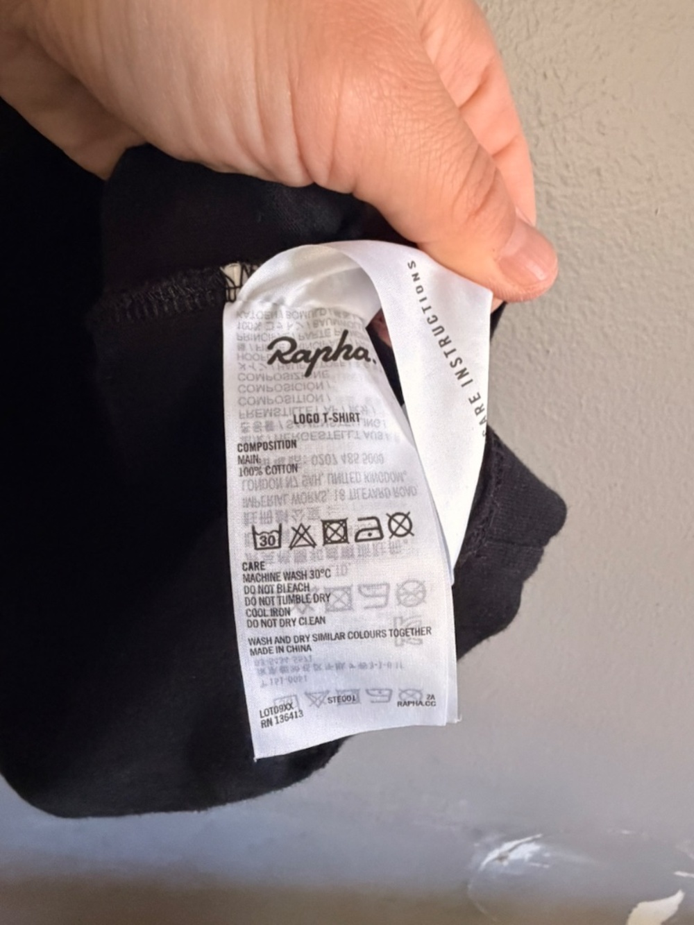 Rapha Logo T-shirt Embroidered/Chainstitch Men's Large - Picture 3 of 8